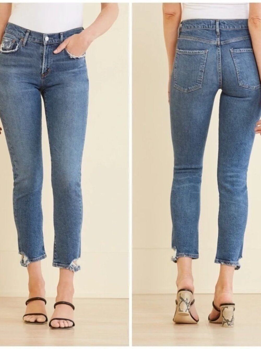 Agolde Toni Straight Ankle Jeans Size 24